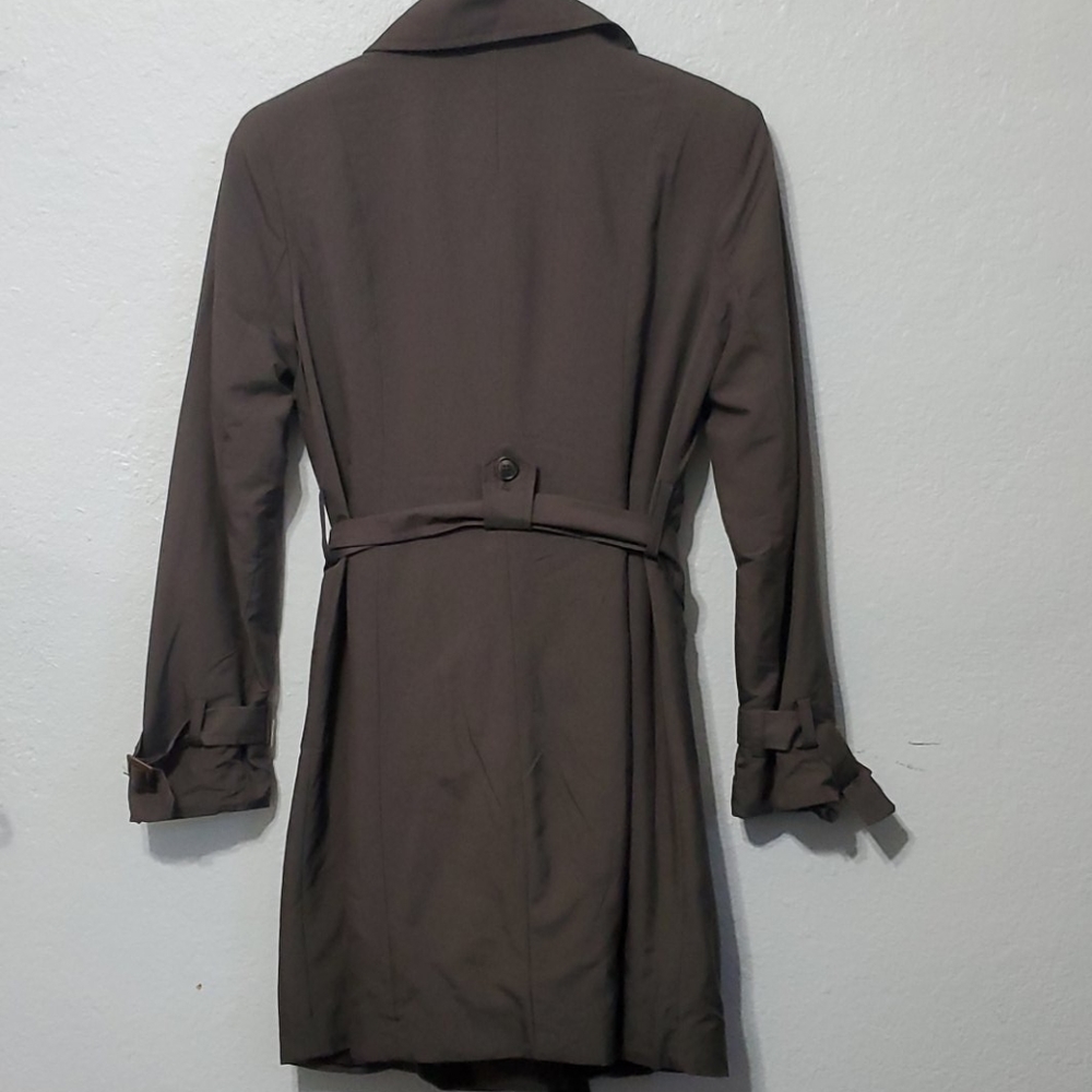 Ann Klein Single Breasted Long Coat W/Belt Sz XS - Picture 4 of 12